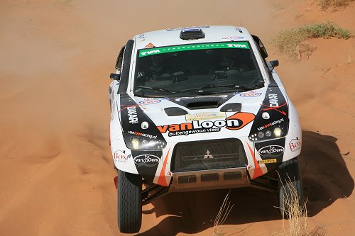 Erik van Loon moet Oilibya Rally du Maroc verlaten na grote problemen